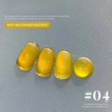 MN 1-20pcs 12ML Pink Gold Cat Eye Ocean Bubble Glass Beads Cat Eye Gel Nail Polish Blue Nails UV Light Nails Green Nails