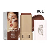 Skin Tint Foundation Stick Eraser Concealer Foundation Stick Serum Boosted Smooth Plumper Hight Coverage Travel Bronze Foundatio