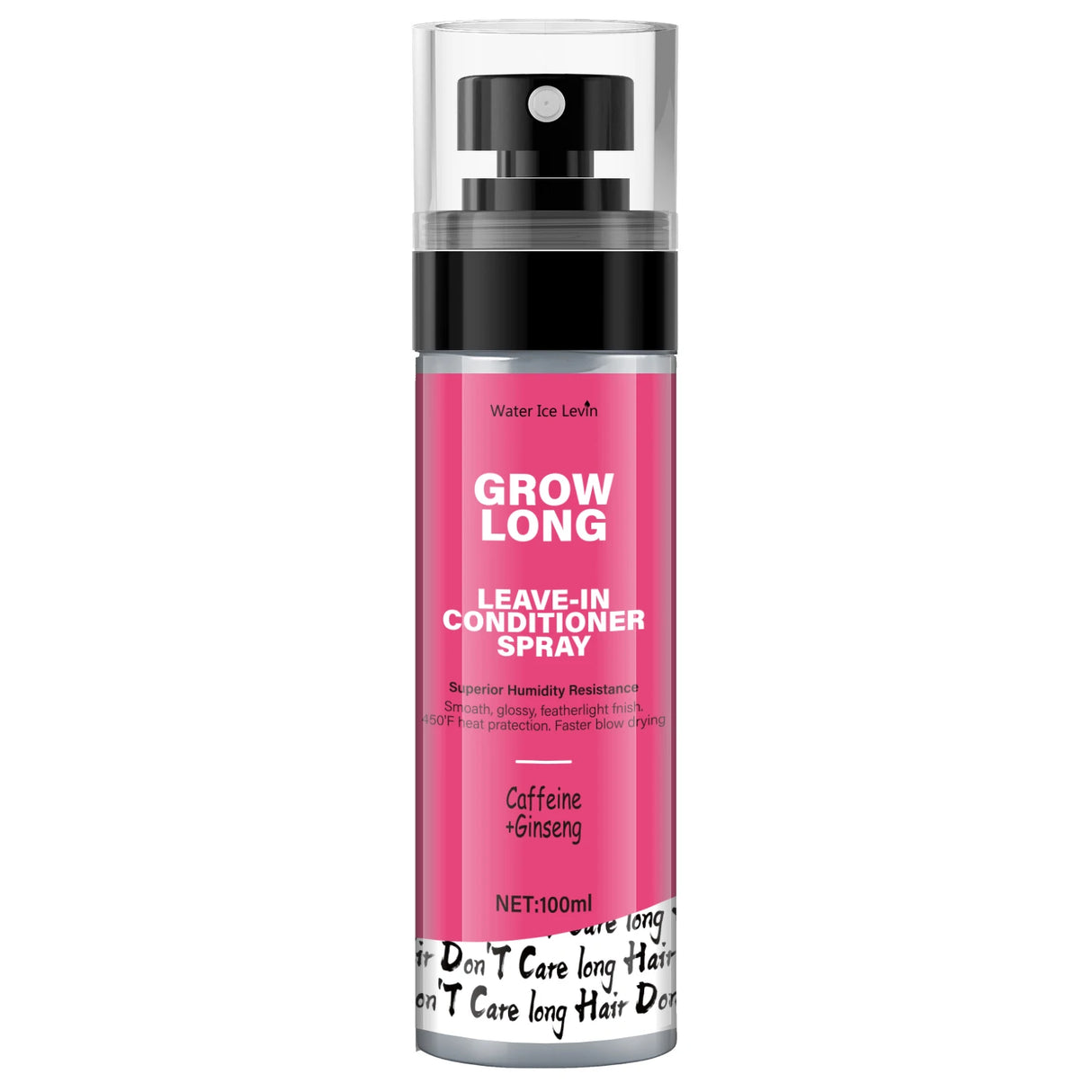 Leave-In Conditioner Spray and Smoothing Agent, Long-Lasting Biotin - Anti-Frizz Deep Conditioner for Split Ends and Breakage - with Vitamin E, Caffeine, and Ginseng, Suitable for Curly, Dry, and Damaged Hair
