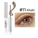 Colorful Slender Mascara Waterproof Fast Drying Curling Eyelashes Multicolor Lashes Makeup Long Lasting Blue Green Cosmetics