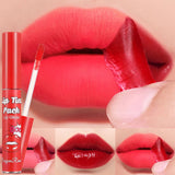 Peel-off Lip Gloss Waterproof Long Lasting Non-Stick Cup Beauty Red Lipstick Matte Rose Tear-off Liquid Tattoo Lip Stain Make Up