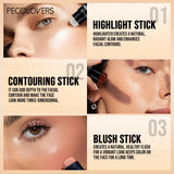 1PC Glowup Glow Highlighter Stick-Waterproof&Sweatproof,Long-Lasting Wear,Naturally Brightens Facial Contours&Highlights Makeup