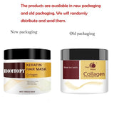 Collagen Hair Care Deep Repair Conditioning Moroccan Argan Oil Hair Mask EssenceFor Dry Damaged Hair Repair Revitalize Hair Care