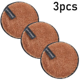 1/3pcs Reusable Discs Makeup Remover Wipe Cotton Pads Microfiber Makeup Face Towel Cloth Washable Sponge Skin Care Cleaning Puff