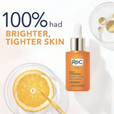Patent-Pending Formula Vitamin C Facial Serum Infused With Hyaluronic Acid & Retinol, Daily Facial Care To Make Skin Appear Brighter & Smoother In Look