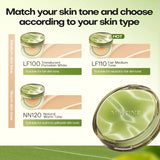 Mistine Foundation Air Cushion Makeup with Natural Dewy Finish Moisturize Nourish Powdered Cream for Dry Skin 13gx2