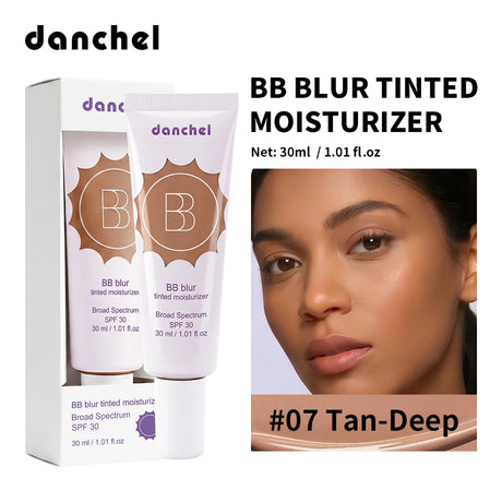  BB Blur Tinted Moisturizer 12h Natural Matte Finish  Medium Coverage SPF30 Sun Protection Evens Skin Texture Blurring Cream