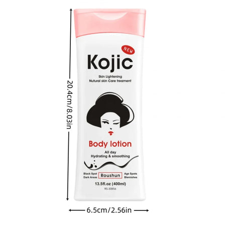 400MLLarge Capacity Kojic Acid Body LotionKojic Acid Body LotionAll-Season Moisturizing Body Lotion，Refreshing and Non-Greasy，F