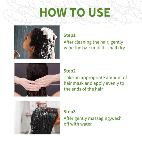 Rosemary  Hair Conditioner Anti Hair Loss Improve Dryness Nourish Hair Roots Repair Dry Damaged Smooth Hair Essence Cream