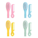 Baby Hair Brush & Comb Set Children Hair Brush Soft Nylon Bristle Cradle Caps Hair Brush for Toddler Infant  Massage