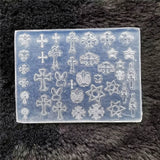 1pc Butterfly Sweater Snowflake 3D Acrylic Mold  Photo Frame  Silicone  Nail Art   Nails DIY  Nail Art Templates Nails  Mold