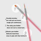 15pcs Fine Detail Paint Brush Set - Miniature Paint Brush for Detailing & Art Painting - Acrylic,Watercolor,Nail Art & Tools