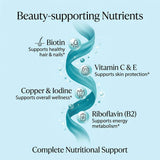 Marine Collagen Complex Capsules - Hyaluronic Acid Biotin, Support Skin Hair Nail Condition, Joint Cartilage & Body Wellness