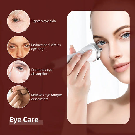 Ultrasound Skin Care Beauty Machine Skin Anti Aging High Frequency Face Eye Massager Ultrasonic Beauty Women SPA Device