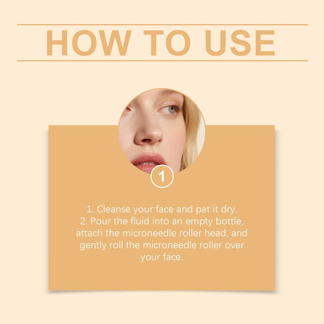 Korean Anti-Aging Microcrystalline Essence Kit with Facial Roller Tool 4*5ML Skin Renewal Facial Skincare