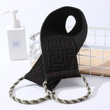 Dual Side Back Scrubbing Towel Durable Shower Exfoliating Bath Belt Glove Wisp For Body Washcloth Japanese Rear Scrub Pull Strap