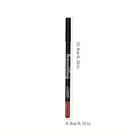 Waterproof Matte Lipliner Pencil Red Contour Tint Lipstick Long Lasting Non-stick Cup Moisturising Lips Makeup 12 Colors