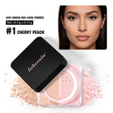 2 in 1 Bake Loose Powder Brightening&Correcting Duo Brightening Correcting Blurred Pores Matte LongLasting Setting Powder Makeup