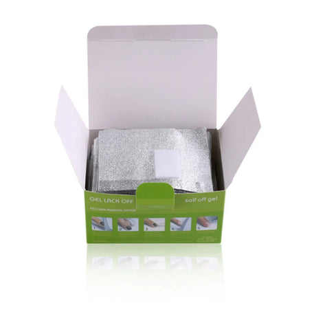 600-Pack Foil Nail Wraps 100/200/ Gel Polish Remover Soak Off
