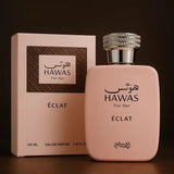 Rasasi Hawas Eclat for Women Eau de Parfum Spray, 3.4oz, Floral Fruity Perfume
