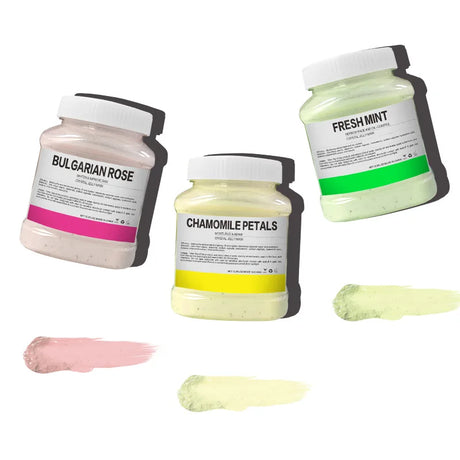 350g Hydrating 24K Gold Soft Mask Powder Rose Petal Crystal Jelly Mask Powder  Skin Care
