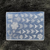 1pc Butterfly Sweater Snowflake 3D Acrylic Mold  Photo Frame  Silicone  Nail Art   Nails DIY  Nail Art Templates Nails  Mold