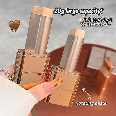 Dewy Glow Foundation Stick | Lightweight Cream Texture, Long-Lasting, Quick Apply, Natural Flawless Skin