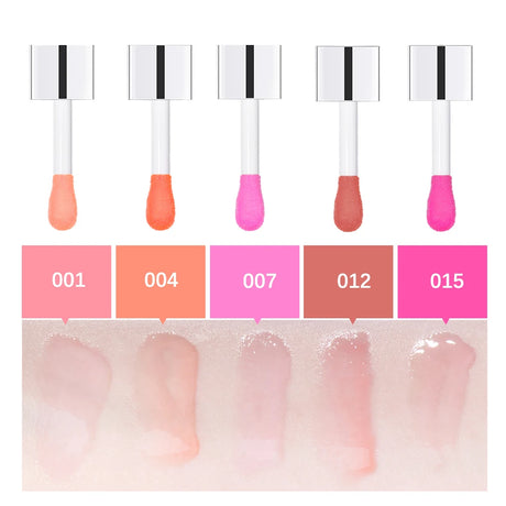 3pcs Moisturizing Plumping Lip Glow Oil Tinted Lip Plumper Serum Reduce Lip Lines Lip Coat Primer For Lipstick Daily Party Gift Lip Care Makeup