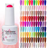 Clou Beaute Gel Nail Polish Neon Brown Royal Blue Red Green Pastal Nude Nail Art Varnishes Gel Lacquer Top Coat UV Gel Nail