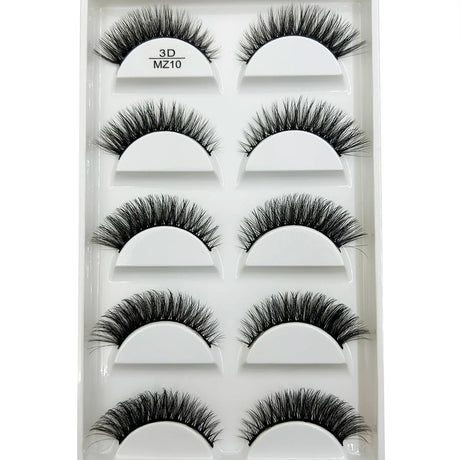 New 28 Style 5 Pairs Natural Mink False Eyelashes Makeup Eyelash Extension Fake Eye Lashes Faux Cils Make Up Beauty Cilios