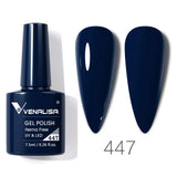 VIP5 Venalisa Nail Gel Polish Jelly Color HEMA/TPO FREE Nude Pink Semi Permanent Soak Off UVLED Gel Polish Sparkle Gel Varnish