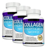 Multi Collagen Peptides Capsules 1800mg Type I,II,III,V,X Hydrolyzed Protein Collagen Complex for Skin, Hair, Nails, Joint