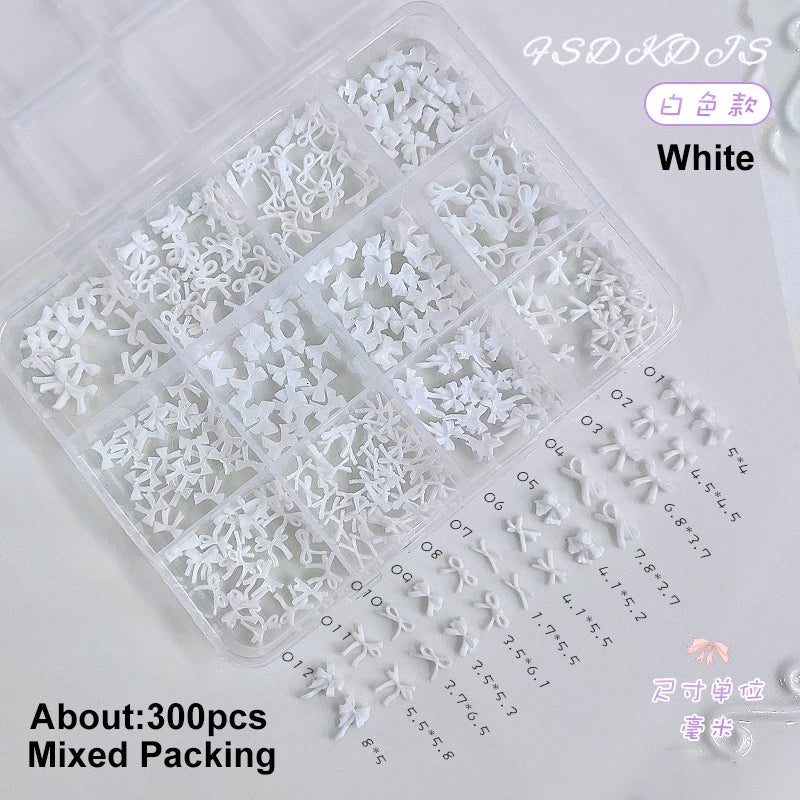 Conch Shell Coconut Tree Mermaid Tail Star Butterfly Heart Rhinestone Bowknot Christmas Snowflake Nail Art Accessory Decorations