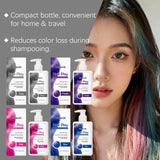 Hair Coloring Shampoo Color Enhance Hair Dye Protection Fade Yellow After Bleach Hair Non-Irritating Fixing Hair Dye Shampoo