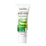SADOER Exfoliating Aloe Vera Gel Facial Cleanser Deep Cleansing Exfoliant Gentle Moisturizing Face Exfoliation Facial Exfoliator