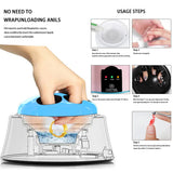 110V-220V Upgraded Steam Nail Polish Remover Machine Steamer with Color Cuticle Pusher Spoon Tools for Nail Gel Polish Removal