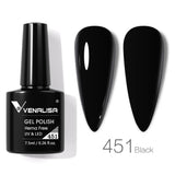 VIP5 Venalisa Nail Gel Polish Jelly Color HEMA/TPO FREE Nude Pink Semi Permanent Soak Off UVLED Gel Polish Sparkle Gel Varnish