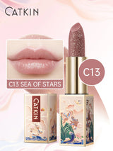 CATKIN Tinted Lip Balm Color Changing Lipstick Ultra Hydrating Natural Lip Moistrurizer with Vitamin E Nourishing For Cracked &