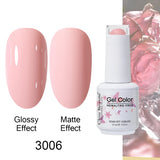 Clou Beaute Gel Nail Polish Neon Brown Royal Blue Red Green Pastal Nude Nail Art Varnishes Gel Lacquer Top Coat UV Gel Nail