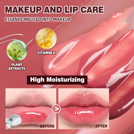 Mirror Lip Gloss, Lightweight Texture, Waterproof and Moisturizing, Long-Lasting Luster, Natural Makeup Effect