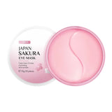 LAIKOU Snail or Sakura Under Eye Mask Anti Aging Hydrating Reduce Dark Circles Puffiness 50 Pieces for Daily Eye Care