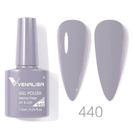 VIP5 Venalisa Nail Gel Polish Jelly Color HEMA/TPO FREE Nude Pink Semi Permanent Soak Off UVLED Gel Polish Sparkle Gel Varnish