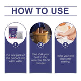 ✨ 10Pcs Mild Herbal Foot Soak Kit Wormwood Extract Nourish Nourish Soothing Foot Bath Liquid Foot Relaxation Foot Soak Kit