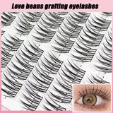 1/box 90 clusters idol False Eyelashes Black Natural Manga Lashes Anime Eyelashes Large Capacity Lashes Extension Chinese Makeup