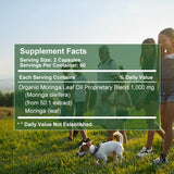 Moringa Extract Capsule Anti Stress Improve Sleep Enhance immunity Antioxidant - 60/120 Capsules