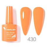 VIP5 Venalisa Nail Gel Polish Jelly Color HEMA/TPO FREE Nude Pink Semi Permanent Soak Off UVLED Gel Polish Sparkle Gel Varnish