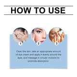 Hydrating Eye Cream,Fade Dark Circles Powerfully,Collagen Smooths Crow  Feet,Deeply Hydrate & Lock Moisture,Anti Aging Against Photoaging,De Puffs & Refreshes Tired Eyes,Milia Free Lightweight Texture,Vegan & Cruelty Free