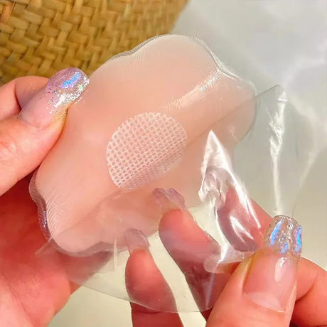 10pcs Women Silicone Lift Up Bra Invisible Push Up Reusable Self Adhesive Breast Lift Tape Nipple Cover Chest Paste Dress Bras