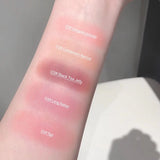 Gege Bear Soft Matte Blush Stick Moisturizing Natural Matte Tender Eeasy to Blend Rouge Stick