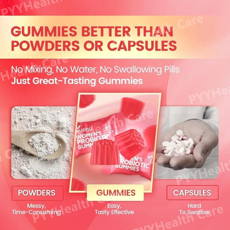 Probiotic for Women Probiotic Gummies Feminine Daily Wellness Balance Ph Gummies Cranberry Probiotics Health Yeast Ph Balance